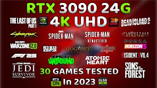 RTX 3090 in 4K UHD🔥  30 Games Tested in 2023 [upl. by Justina]