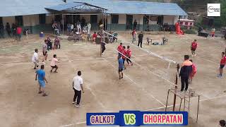 Galkot Vs Dhorpatan Volleyball 🏐 Match Narsingkot Media 2081 Baglung Nepal [upl. by Noicpecnoc511]