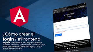 Angular ¿Cómo crear el Login components  routing  forms  services  observables  http [upl. by Aidiruy240]