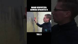 WAND VERPUTZEN  Gewebe spachteln  Teil 34 [upl. by Clough202]