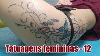 Tatuagens femininas  12 Tatuagens grandes By Jackson Baltazar Moraes [upl. by Sarson3]