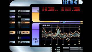 Star Trek The Next Generation LCARS Display Screensaver 10 Hours [upl. by Leese344]