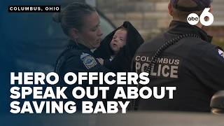 quotIt was just mothers instinctquot says Columbus officer who recovered missing baby [upl. by Duncan561]