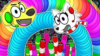 Becoming the BIGGEST SNAKE in Slitherio [upl. by Narih]