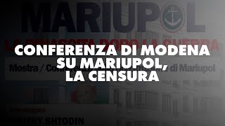 Conferenza di Modena su Mariupol la censura [upl. by Rush]