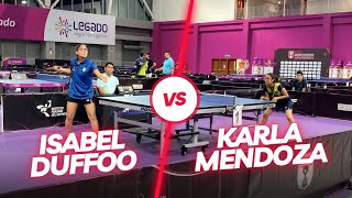 FINAL Campeonato Nacional Perú 2023  Isabel DUFFOO vs Karla MENDOZA [upl. by Suvart]