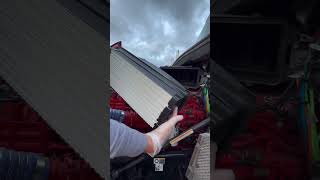 Kenworth T680 Engine Air Filter Change [upl. by Gnidleif518]