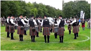 Cullybackey Pipe Band WPBC 2022 [upl. by Nauqram]