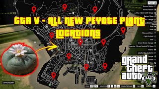 GTA V  All New Peyote Plant Locations in Story mode XBOX PC PS4 PS5 [upl. by Nikos]