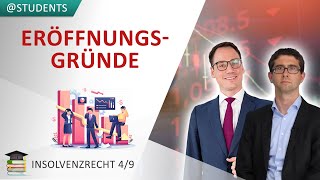 Zahlungsunfähigkeit und Überschuldung als Insolvenzeröffnungsgrund  Insolvenzrecht 49 [upl. by Ambrosine840]