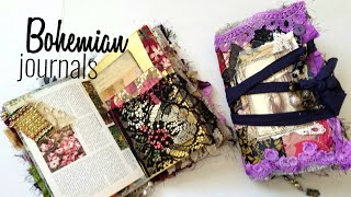 Bohemian Journal  Boho Junk Journal [upl. by Asaeret]