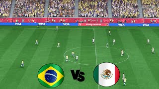 Mexico vs Brazil Endrick magic Brazil Mexico Friendly Match 2024 [upl. by Kevon]