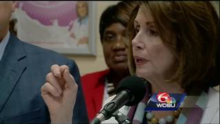 Nancy Pelosi tours New Orleans clinic [upl. by Youlton]