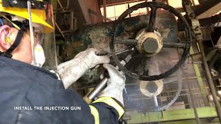 Leak Sealing in a Power Station in Hong Kong 2020 AUG [upl. by Tik131]