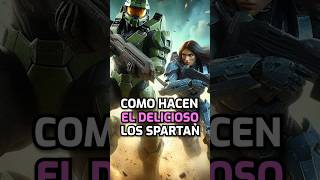 ¡EL SECRETO DE LOS SPARTANS PARA EL DELICIOSO EN HALO shorts curiosidades gaming videojuegos [upl. by Ihsoyim154]