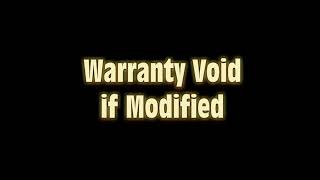 Warranty Void if Modified Sermon Only [upl. by Wellington974]