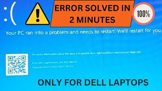 Your device ran into a problem and needs to restart  Windows 10118  Blue Screen Error [upl. by Lamak]