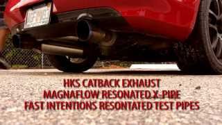 G35 HKS HiPower True Dual Exhaust [upl. by Doughman]