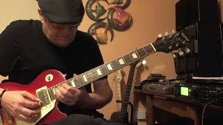 C minor blues jam in the style of Gary Moore 59 Epiphone Les Paul [upl. by Eybba]