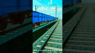 Rg Train Tech Demo fright train departure in yard shorts ytshorts [upl. by Kreegar]