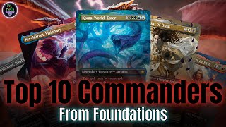 Top 10 Commanders from Foundations and Jumpstart 2025 [upl. by Groark789]