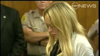 Lindsay Lohan Sentenced to Jail [upl. by Cyrill466]