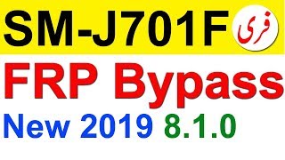 J701F FRP bypass 810  How to Reset SMJ701F FRP bypass Google account 2019 UrduHindi [upl. by Norabal]