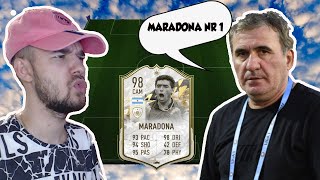 CONSTRUIESC ECHIPA IDEALA A LUI GHEORGHE HAGI IN FIFA 22 [upl. by Kcirej]