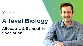 Allopatric amp Sympatric Speciation  Alevel Biology  OCR AQA Edexcel [upl. by Ecinaj]