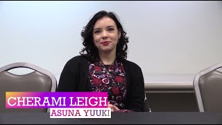 Cherami Leigh Interview Asuna Yuuki  SAO 10th Anniversary  Anime NYC 2022 [upl. by Virgin249]