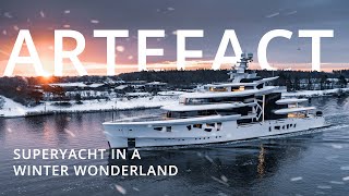 ARTEFACT  SUPERYACHT Cruising In The Snow [upl. by Bierman]