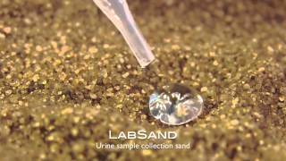 LabSand  Urine Sample Collection Sand [upl. by Aliuqahs]