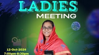 Blessed Ladies meeting held in GPC church Wellington on 12th October [upl. by Amla]