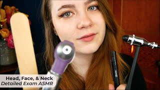 Head amp Neck Assessment Lots of Palpation Sensory Tests Eye amp Ear Exam 🩺 ASMR Medical RP [upl. by Anwadal]