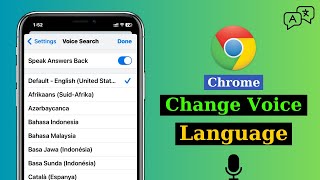 How To Change Voice Search Language in Google Chrome Full Guide [upl. by Adnal]