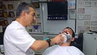 ASMR RELAXING BEARD TRIMMING WITH TURKISH BARBER MUNUR ONKAN [upl. by Odnolor949]