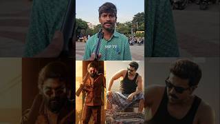 Public React On Allu Arjun amp Ram Charan Movies  Game Changer  Pushpa2  SSP TV [upl. by Qirat]