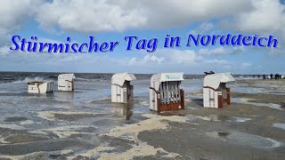 Stürmischer Tag in Norddeich [upl. by Bocoj900]