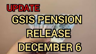 GSIS PENSION RELEASE DECEMBER 6 [upl. by Annaoj]