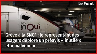 Grève à la SNCF  le représentant des usagers déplore un préavis « inutile » et « malvenu » [upl. by Genisia184]