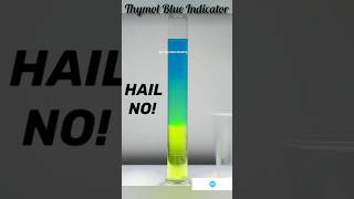 The Magic of Thymol Blue Indicator pH indicator experiment science Shorts [upl. by Aoniak]