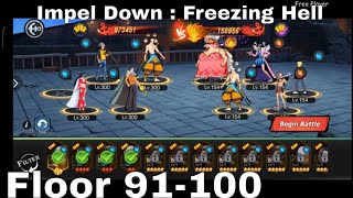 Impel Down  Freezing Hell Floor 91100 ► New World Vigour Voyage  One Piece [upl. by Scevour]