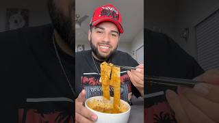 Noodle Mukbang spicy level 510 noodles mukbang noodleasmr ￼ [upl. by Moulden]