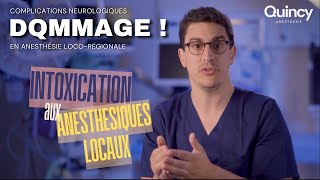 DQMMAGE   Toxicité des anesthésiques locaux  Dr Zanoun [upl. by Jordain]