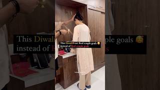 Diwali couple goals 😔🥰 couple love diwali shortvideo youtubeshorts [upl. by Ittocs74]