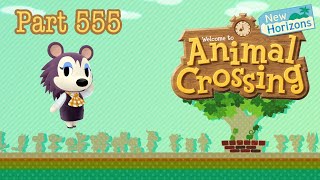 Label and the Party outfit  Animal Crossing New Horizons  Day 523 Part 555 [upl. by Laamak]