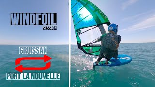 SESSION WINDFOIL  GRUISSAN  PORT LA NOUVELLE [upl. by Rokach]