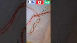 Easy Border Design lovestitch embroideryart art embroiderypatterns embroiderydesignsembroidery [upl. by Anh]