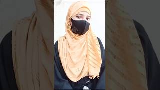 Earrings with Hijab tutorial NidaKhan Hijab tutorial full coverage Hijab tutorialyoutubvideo viral [upl. by Ylrebmic]