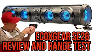 ECOXGEAR SOUND BAR RANGE TEST AND REVIEW [upl. by Kinnon]